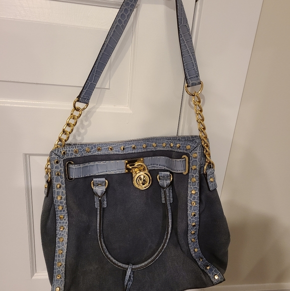 Michael Kors denim bag - Picture 1 of 9